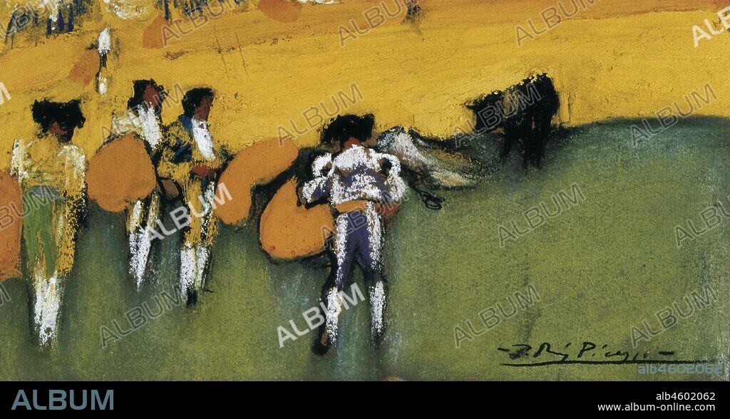 PABLO PICASSO. La corrida de toros (El quite).