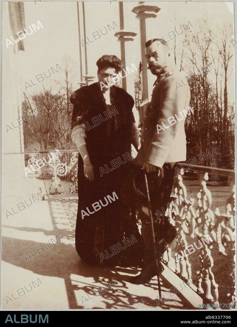 Tsar Nicholas II and Empress Alexandra Feodorovna of Russia. They were all killed while in Bolshevik captivity in 1918, during the Russian Revolution.
