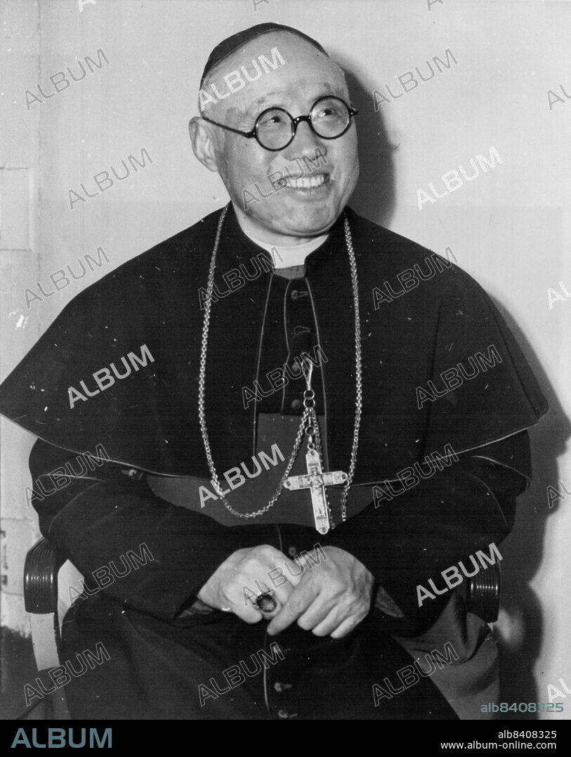 Thomas, Cardinal TienBishop of Tsingtao, China First Chinese Bishop to be elevated to the Sacred College of Cardinals. Photographed in San Diego 2/1/46. February 18, 1946. (Photo by Wide World Photos).
