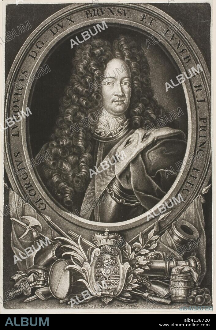 Georg Ludwig, Duke of Braunschweig. Christoph Weigel; German, 1654-1725. Date: 1674-1725. Dimensions: 353 x 242 mm (plate); 347 x 238 mm (sheet). Mezzotint on paper. Origin: Germany.