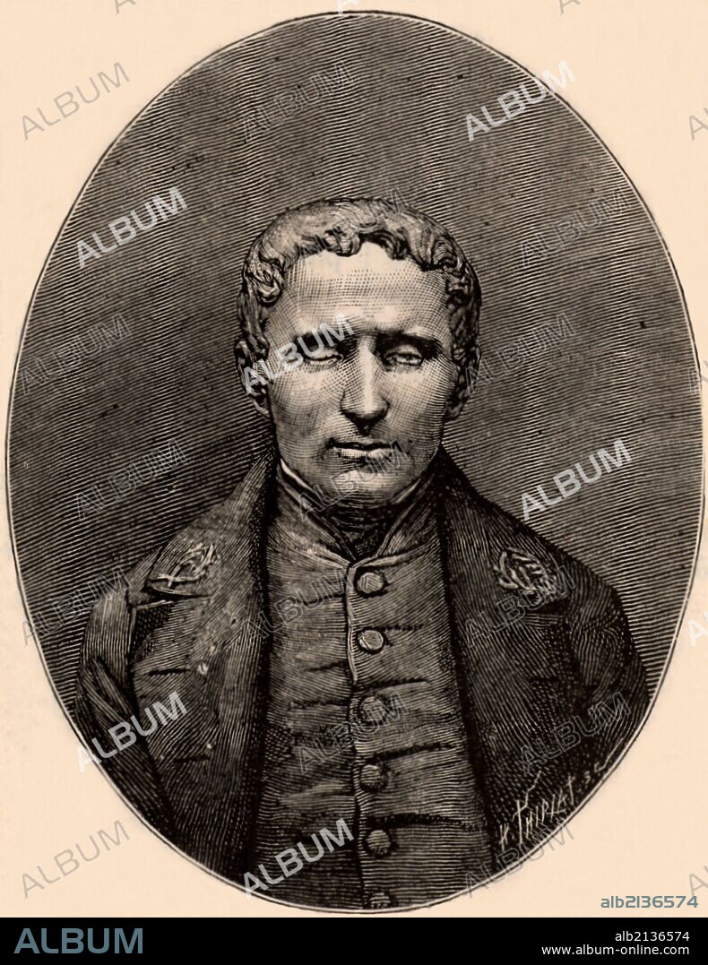 Louis Braille (1809-1852) French educationalist and inventor of a system of reading and writing for the blind using raised dots on paper. Braille was blinded in a childhood accident. Engraving from "La Nature" (Paris, 1887). (Photo by: Universal History Archive/UIG via Getty Images).
