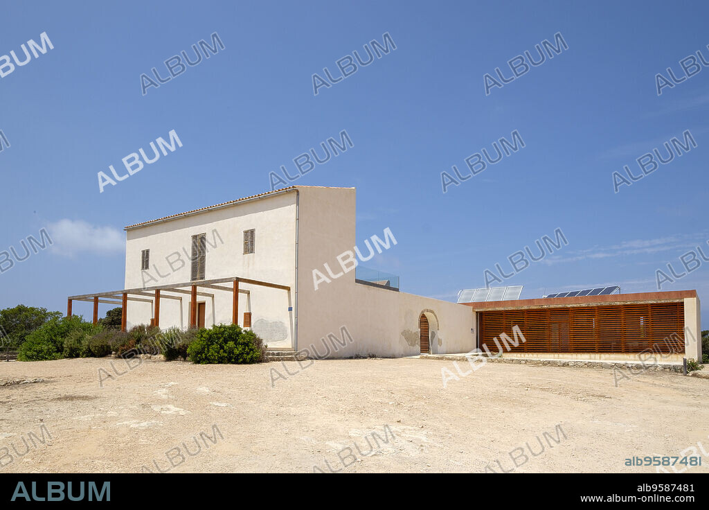 Finca de Can Marroig ,Centro de interpretación Parc Natural de Ses Salines, Formentera, balearic islands, Spain.