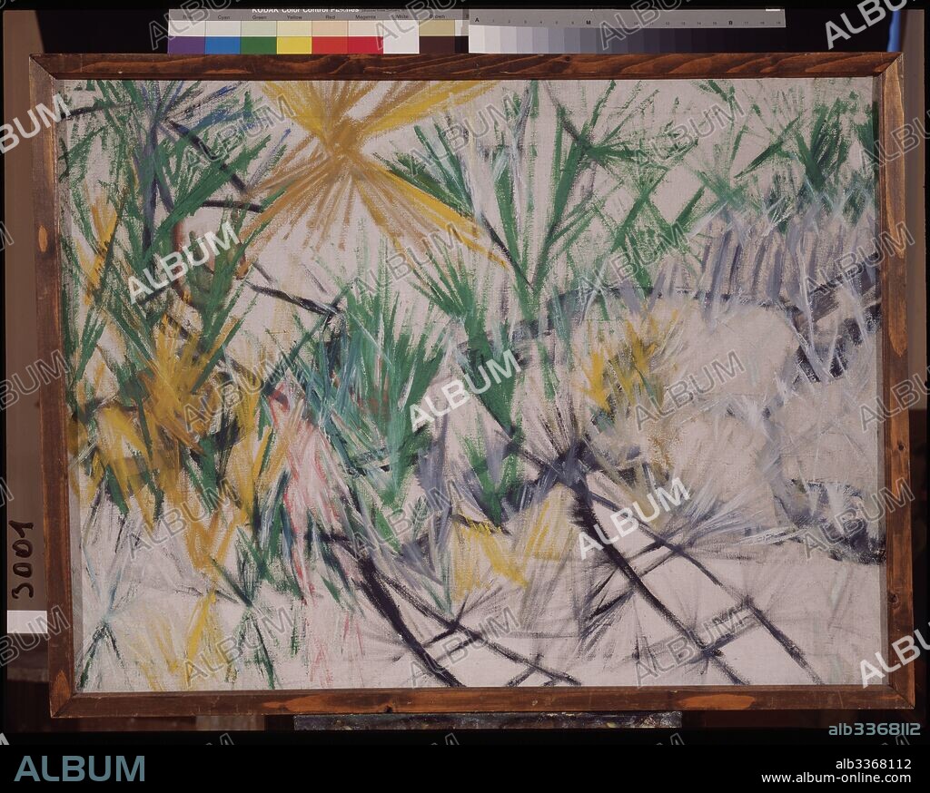 MIKHAIL FYODOROVICH LARIONOV. Rayonist landscape.