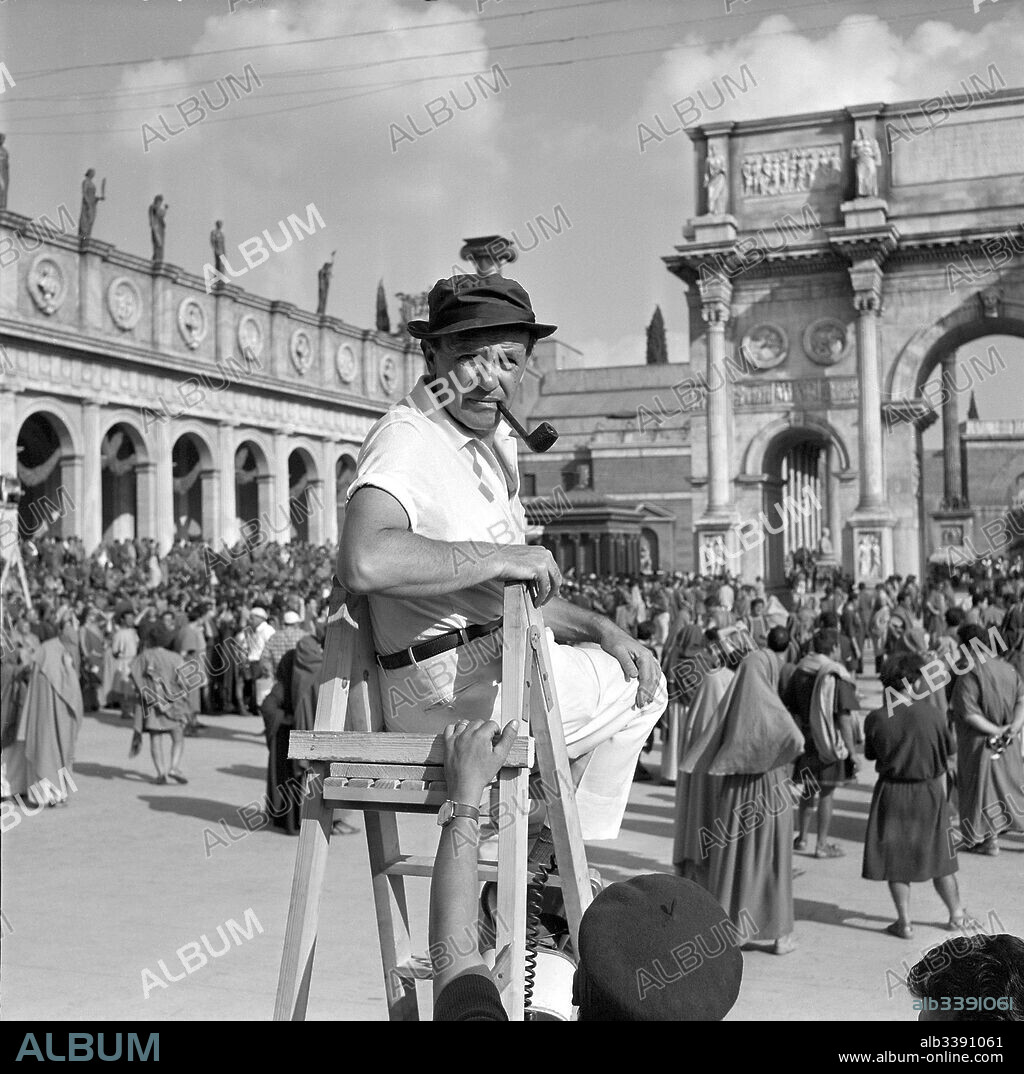 JOSEPH L. MANKIEWICZ in CLEOPATRA, 1963, unter der Regie von JOSEPH L. MANKIEWICZ. Copyright 20TH CENTURY FOX.