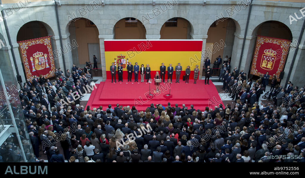 archdc. Madrid, December 4, 2015. Cristina Cifuentes presides over the reception at the Real Casa de Correos on the occasion of Constitution Day. Photo: IGNACIO GIL archdc.