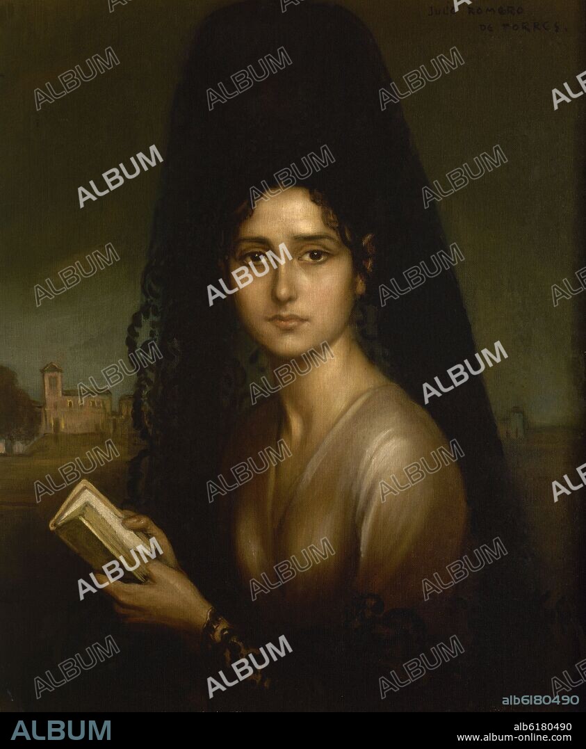 JULIO ROMERO DE TORRES. (LA MANTILLA) - S XIX/XX - SIMBOLISMO ESPAÑOL.