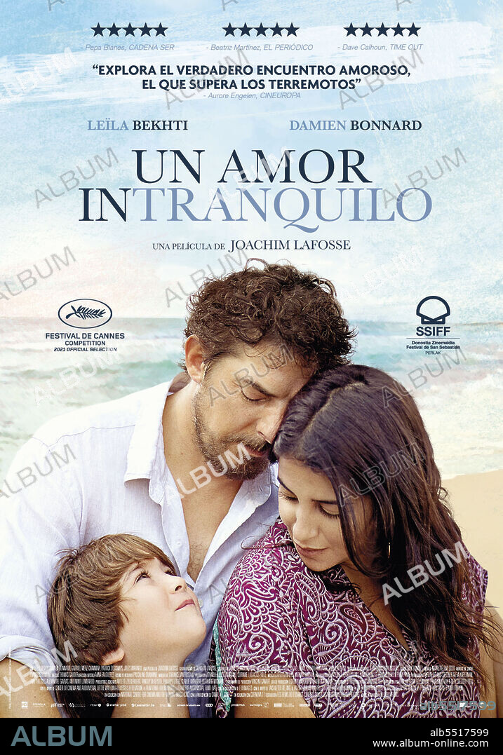 DAMIEN BONNARD et LEILA BEKHTI dans LES INTRANQUILLES, 2021, réalisé par JOACHIM LAFOSSE. Copyright KG Productions.