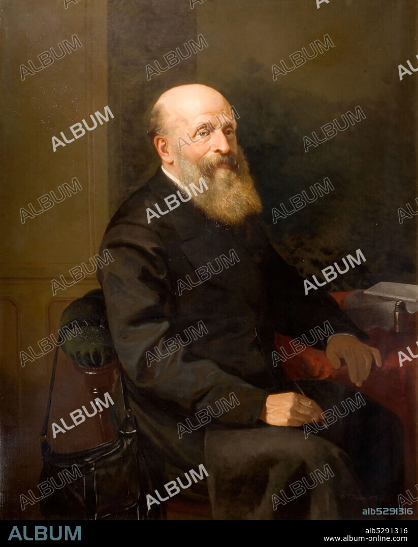 WILLIAM THOMAS RODEN. Portrait of John Birt Davies, 1873. John Birt Davies was Birmingham's first Coroner from 1839 -75.