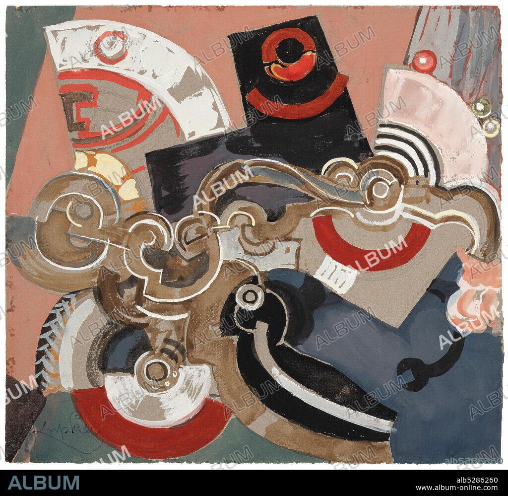 FRANTISEK KUPKA. Étude pour "Les Machines".