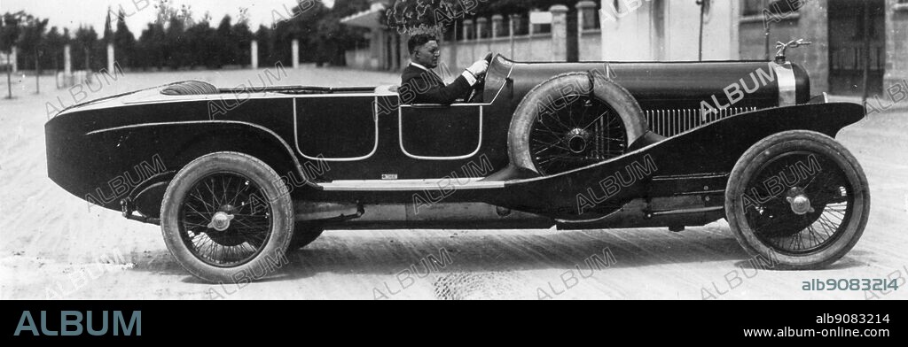 An Isotta Fraschini Tipo 8 with special sporting body. This car driven by Anderloni, made the fastest lap in the 1923 Monza 500 km Race, while a sister car driven by Vincenzo won.