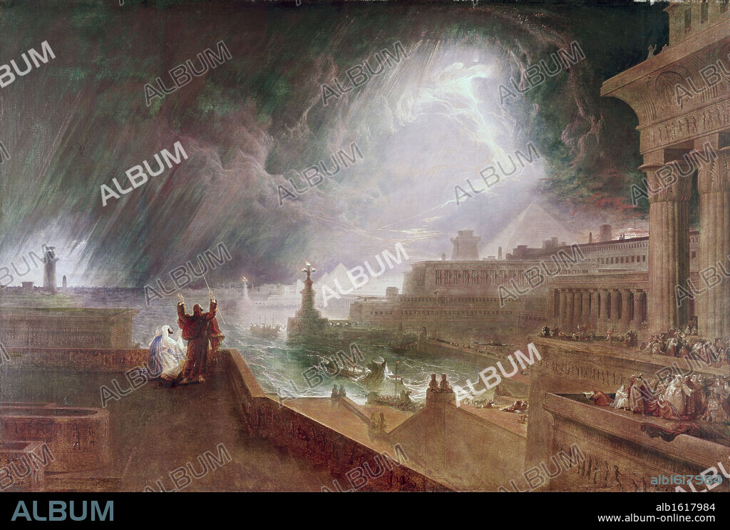 Seventh Plague Of Egypt John Martin (1789-1854 British) Museum of Fine Arts, Boston, Massachusetts, USA.