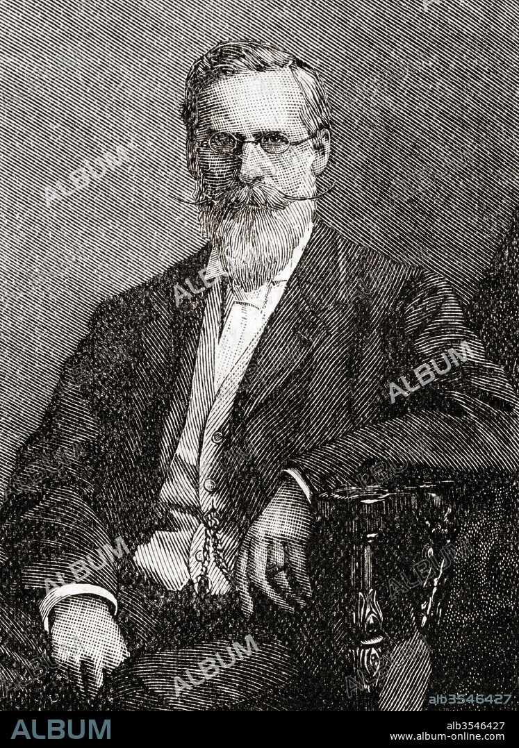 Sir William Crookes, 1832 – 1919. English chemist, physicist and inventor. From The Century Edition of Cassell's History of England, published c. 1900.