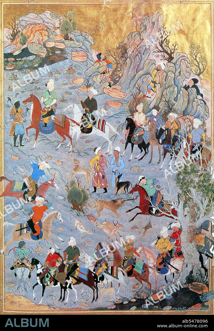 Kamal ud-Din Behzad Herawi (c. 1450 - c. 1535), also known as Kamal al-din Bihzad or Kamaleddin Behzad, was a painter of Persian miniatures and head of the royal ateliers in Herat and Tabriz during the late Timurid and early Safavid periods. An orphan, he was raised by the prominent painter Mirak Naqqash, and was a protege of Mir Ali Shir Nava'i. His major patron in Herat was the Timurid sultan Husayn Bayqarah (ruled 1469 - 1506).