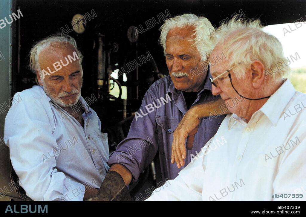FEDERICO LUPPI, HECTOR ALTERIO y PEPE SORIANO en EL ÚLTIMO TREN, 2002, dirigida por DIEGO ARSUAGA. Copyright PATAGONIK FILM GROUP/TELEFE/RAMBLA PROD/TORNASOL /TAXI FILMS.