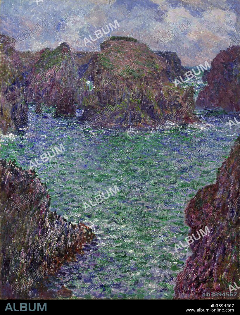 CLAUDE MONET. Port-Goulphar, Belle-Île. Date/Period: 1887. Painting. Oil on canvas. Height: 1,070 mm (42.12 in); Width: 916 mm (36.06 in).