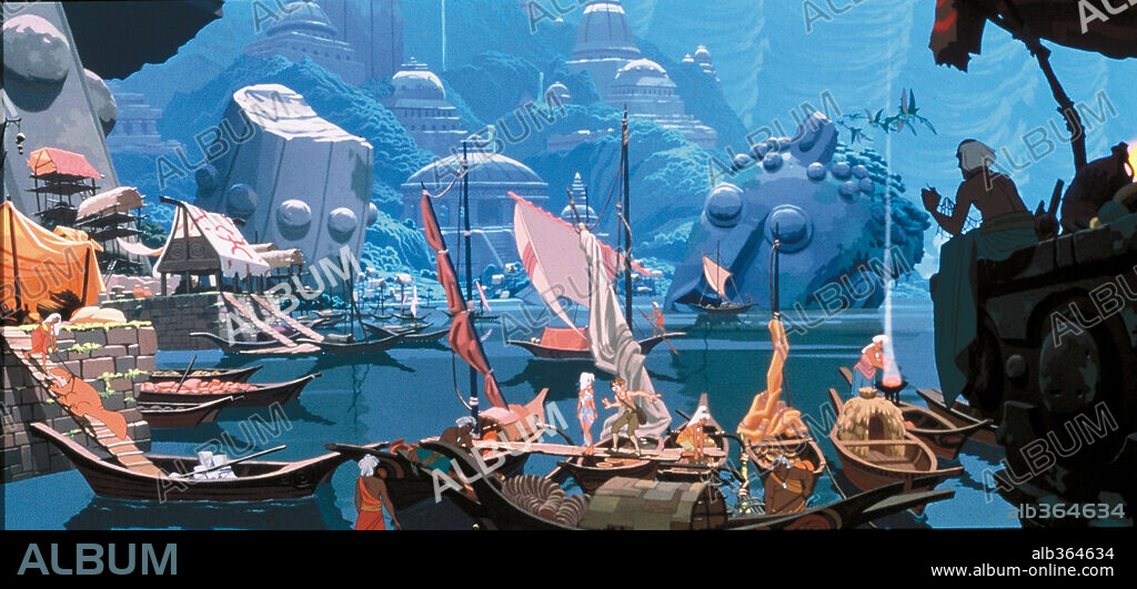 ATLANTIS: THE LOST EMPIRE, 2001, directed by GARY TROUSDALE and KIRK WISE. Copyright WALT DISNEY PICTURES.