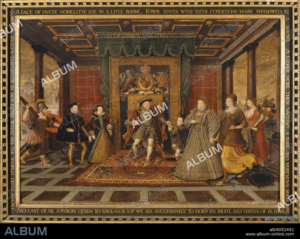 'The family of Henry VIII: An Allegory of  the Tudor Succession', 1572.