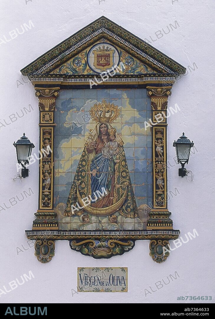 VIRGEN DE LA OLIVA - AZULEJERIA.