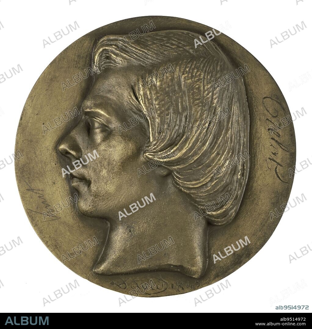 Portrait of Ulysse Trélat (1795-1879), doctor and politician, David d'Angers, Pierre-Jean, Sculptor, Thiébaut Frères, Founder, Array, Sculpture, Medallion (sculpture), Dimensions - Work: Diameter: 15 cm.