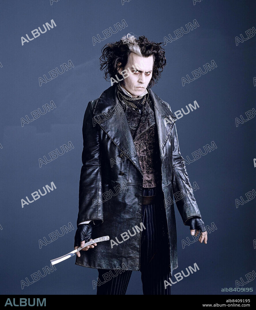 JOHNNY DEPP in SWEENEY TODD: THE DEMON BARBER OF FLEET STREET, 2007 (SWEENEY TODD: THE SWEENEY TODD: DEMON BARBER OF FLEET STREET), directed by TIM BURTON. Copyright DREAMWORKS SKG/MACDONALD/PARKES PROD./WARNER BROS. PICTURES.