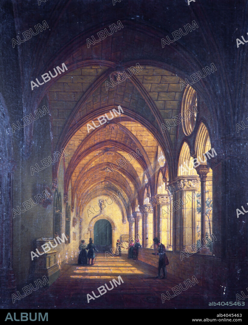 JOSEP ARRAU I BARBA/ CONVENTO DE SANTA CATERINA, BARCELONA. SIGLO XIX. MUSEO DE HISTORIA DE BARCELONA.