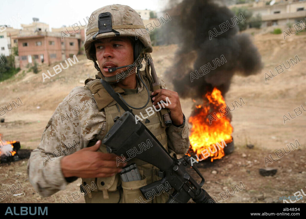 ELLIOT RUIZ in BATTLE FOR HADITHA, 2007, directed by NICK BROOMFIELD. Copyright CHANNEL FOUR FILMS / SPARHAM, LAURIE.