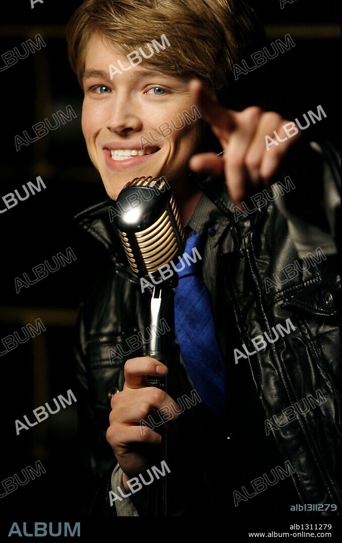 Apr 08, 2010 - Los Angeles, California, U.S. - Disney actor STERLING KNIGHT promotes TV show 'Starstruck' along with photo shoot. 08/04/2010