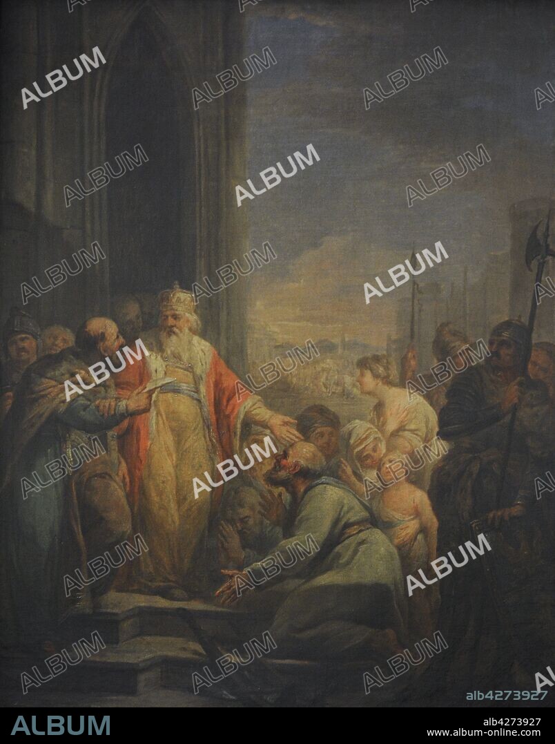 Casimiro III el Grande (1310-1370). Rey de Polonia. Retrato por Marcello Bacciarelli (1731-1818), 1796. Galería de Arte Polaco del siglo XIX (Lonja de los Paños, Sukiennice). Museo Nacional de Cracovia. Polonia.