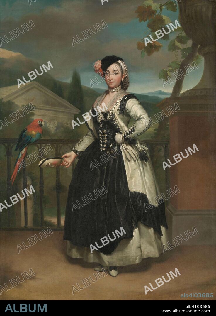 ANTON RAPHAEL MENGS. Portrait of Isabel Parreño y Arce, Marquesa de Llano. Portret van Doña Isabel Parreño Arce Ruiz de Alarcón y Valdes, marquesa de Llano. Dating: 1771 - 1772. Measurements: h 135 cm × w 98.5 cm; h 161.3 cm × h 150 cm × w 113.7 cm × t 14 cm × t 8 cm.