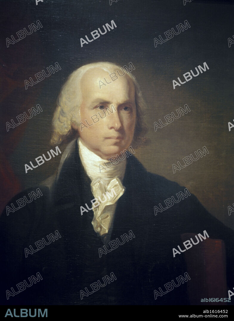 James Madison  1835  Asher Brown Durand (1796-1886 American)   Oil on canvas  The Henry Luce III Center for the Study of American Culture.