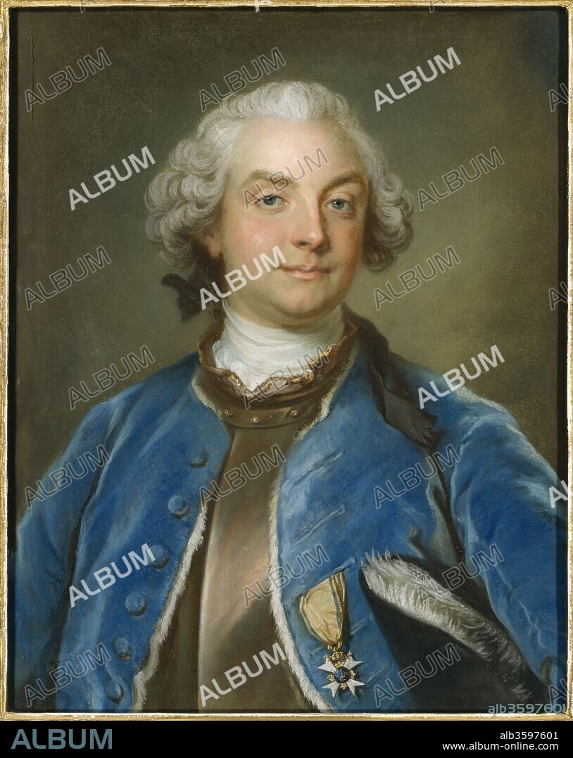 GUSTAF LUNDBERG. Portrait of Count Fredrik Axel von Fersen (1719-1794).