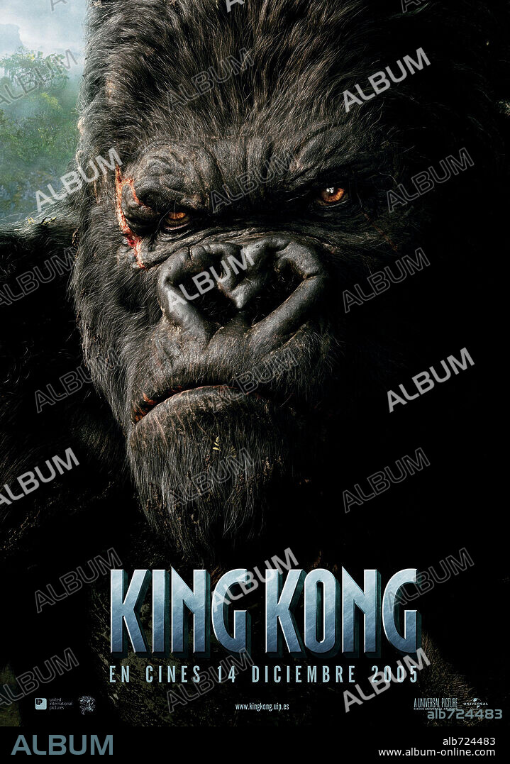 Poster of KING KONG, 2005, directed by PETER JACKSON. Copyright UNIVERSAL PICTURES.