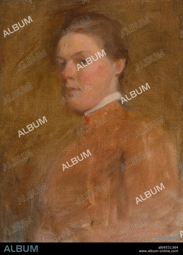 Cecilia Beaux Self-Portrait. oil on canvas. Date: c. 1889-94.