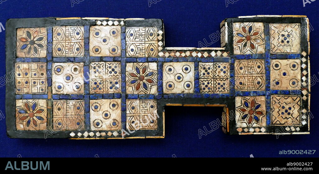 The royal game of Ur, or game of twenty squares, is a game of ancient Mesopotamia. It is known by two plateaux, discovered in royal tombs of Ur by Leonard Woolley in the 1920s. dated about 2600 BC. BC,.