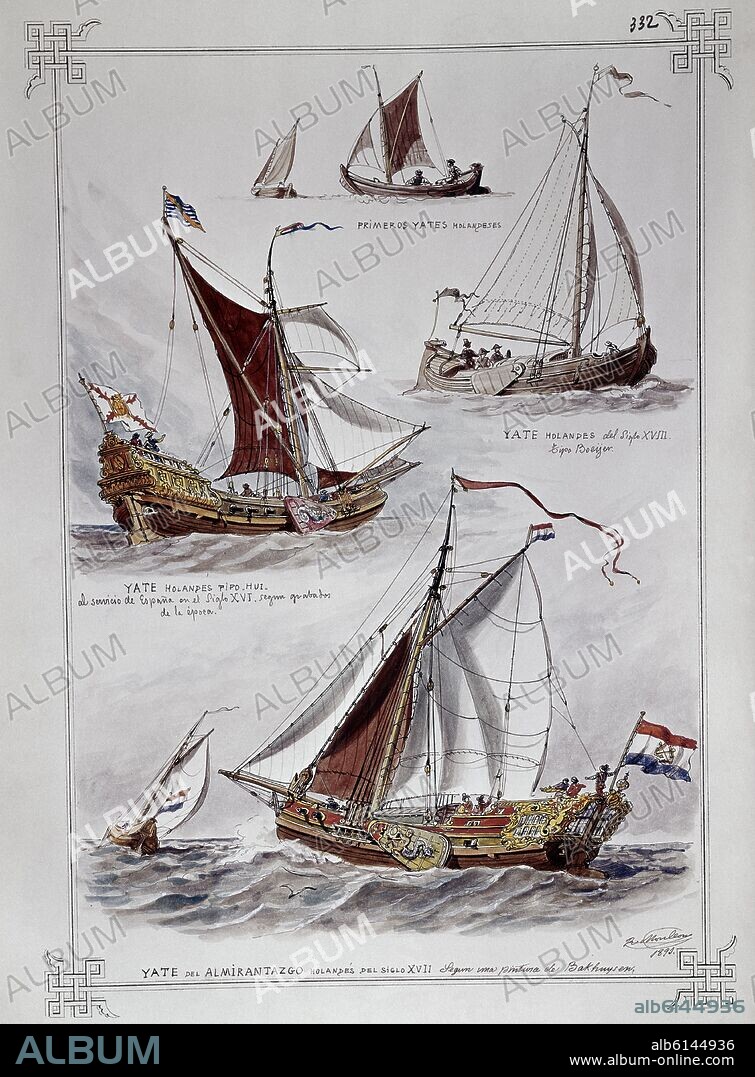 RAFAEL MONLEON. YATES HOLANDESES    S XVI-XVII-XVIII Y LOS PRIMEROS.