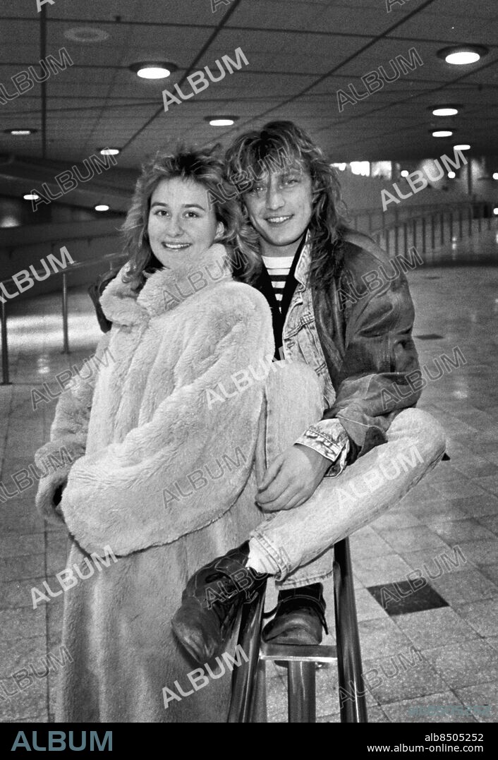 Melodifestivalen 1989. Haakon Pedersen. foto: Johan Davéus/GP. © Kamerareportage *** Local Caption *** GP. KAMERAREPORTAGE.