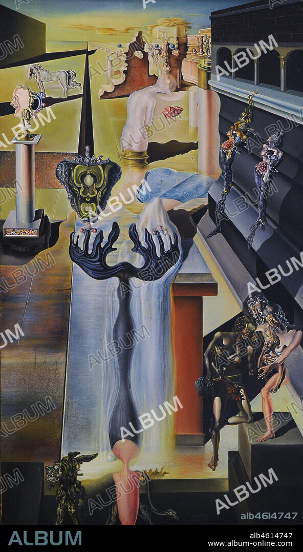 SALVADOR DALÍ. Salvador Dalí (Salvador Dalí i Domènech) (1904-1989). Artista español. L'homme invisible (El hombre invisible), 1929-1932. Oleo sobre lienzo, 140 x 81 cm. Museo Nacional Centro de Arte Reina Sofía. Madrid. España.
