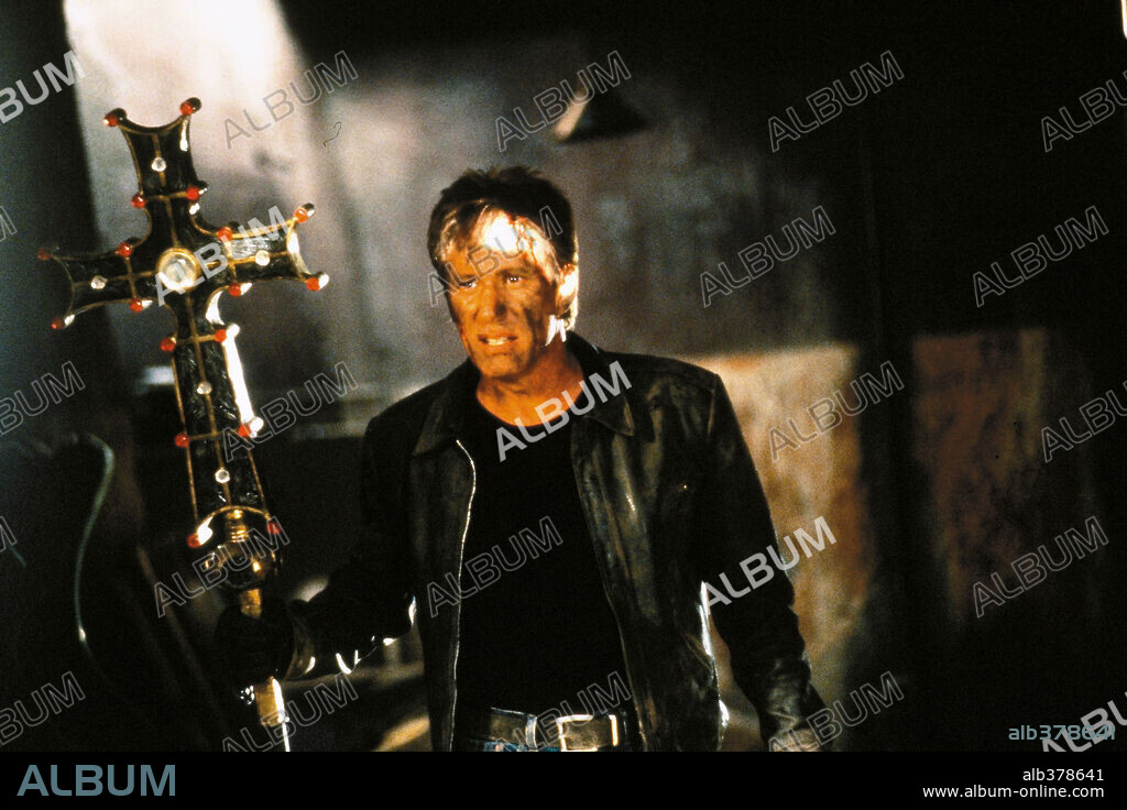 JAMES WOODS dans VAMPIRES, 1998, réalisé par JOHN CARPENTER. Copyright COLUMBIA TRI STAR / Cortesía.