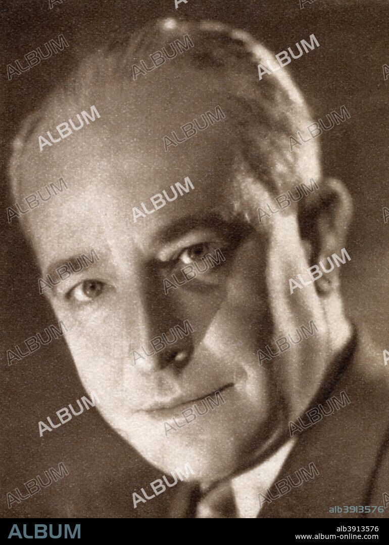 George Archainbaud (1890-1959), French screen, stage actor, film and television and film director, 1933.
