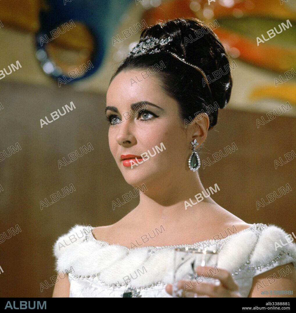ELIZABETH TAYLOR in THE V. I. P. 'S, 1963, directed by ANTHONY ASQUITH. Copyright M.G.M.