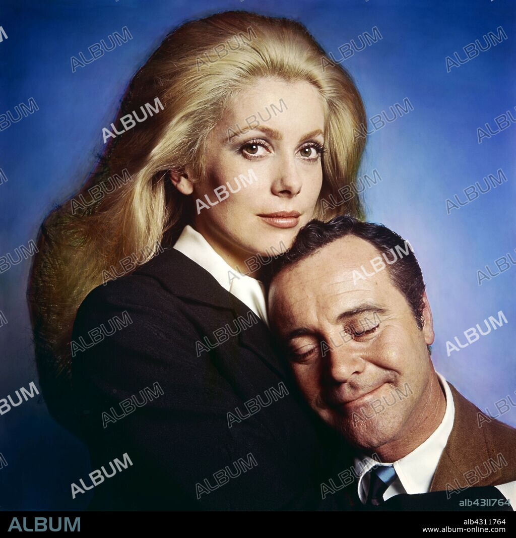 Catherine Dorléac and JACK LEMMON. CATHERINE DENEUVE and JACK LEMMON in THE APRIL FOOLS, 1969, directed by STUART ROSENBERG. Copyright NATIONAL GENERAL PICTURES.