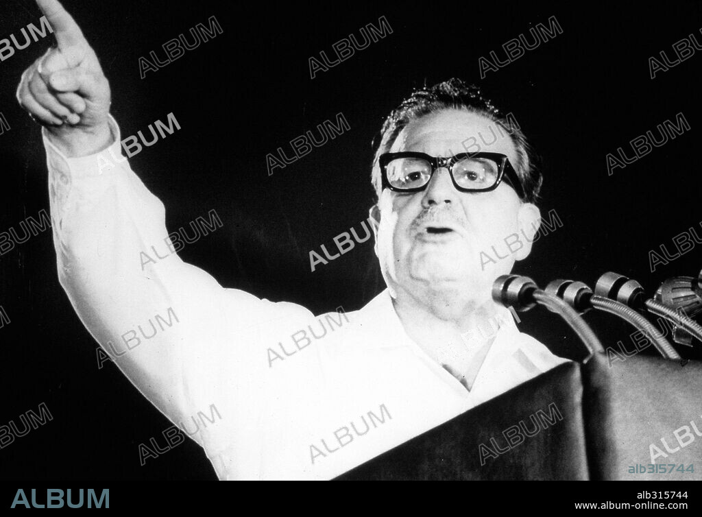 Salvador Allende, socialist President of Chile.