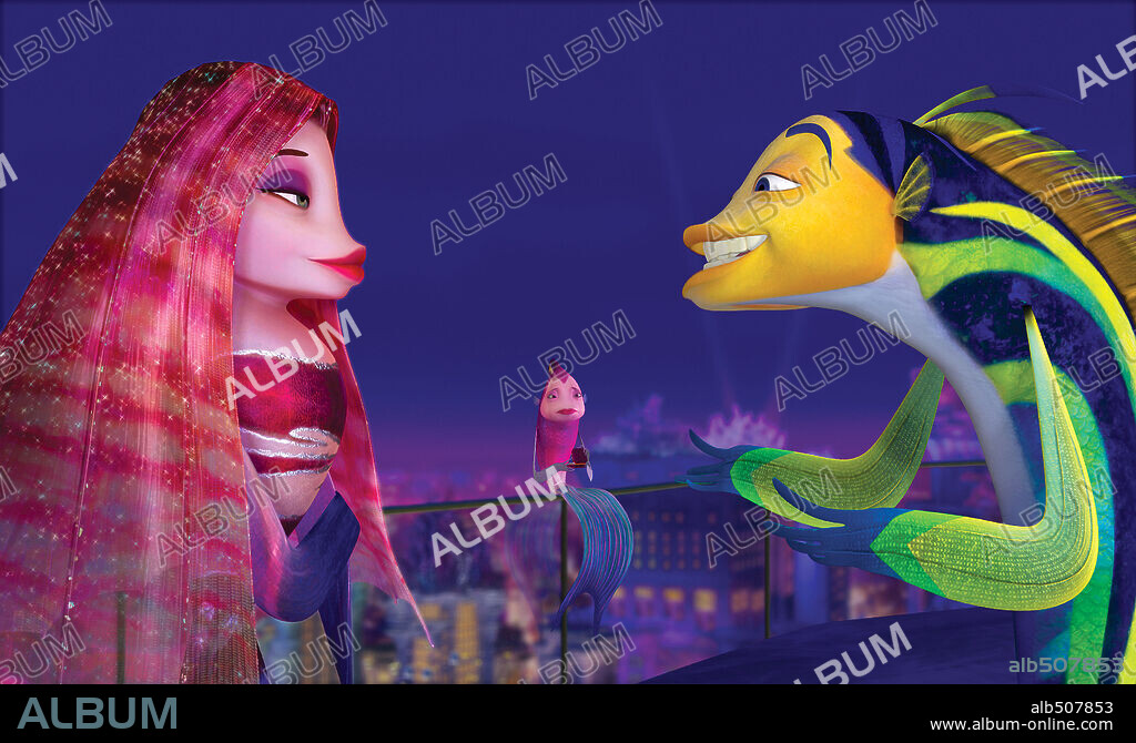 EL ESPANTATIBURONES, 2004 (SHARK TALE), dirigida por BIBO BERGERON y VICKY JENSON. Copyright DREAMWORKS SKG.