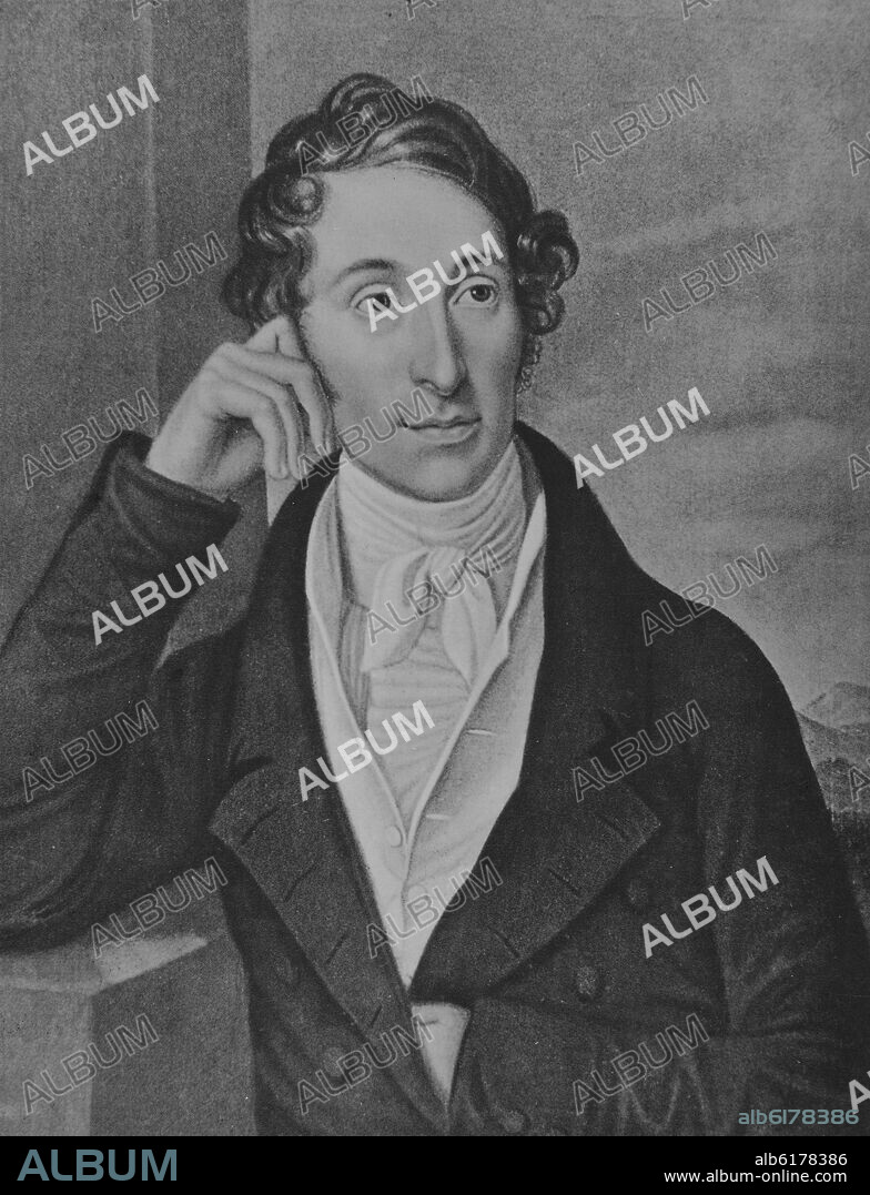 CARL MARIA VON WEBER (1786-1826) - COMPOSITOR PIANISTA Y DIRECTOR ROMANTICO ALEMAN.
