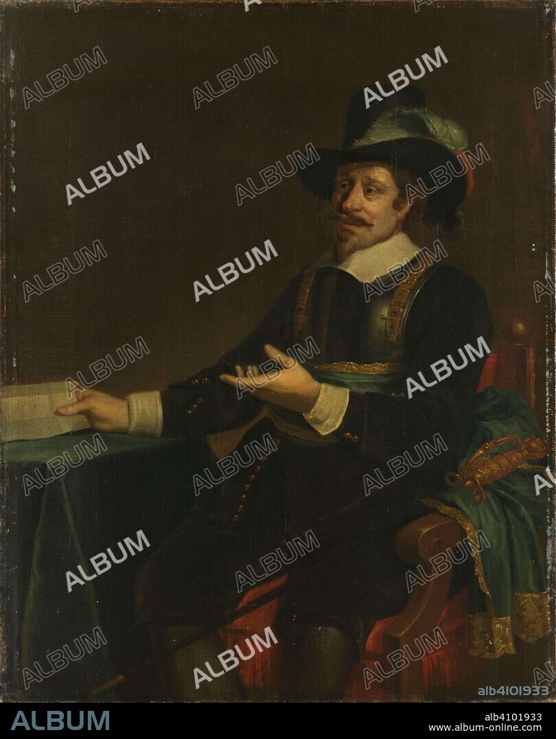 JOHANNES SPILBERG (II) (COPY AFTER). Portrait of Jan van de Poll, Burgomaster of Amsterdam. Dating: 1650 - 1700. Measurements: h 50.5 cm × w 40 cm.