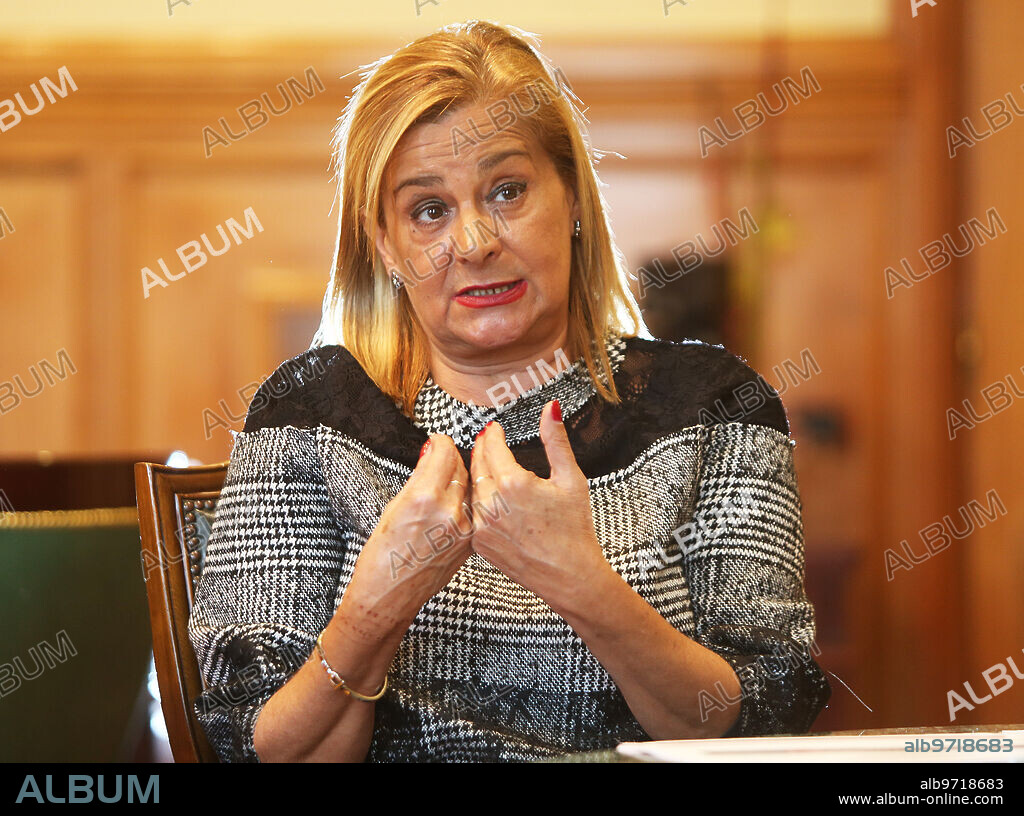 Pontevedra, 01/16/2018. Carmela Silva, president of the Pontevedra Provincial Council. Photo: Miguel Muñiz. ARCHDC.