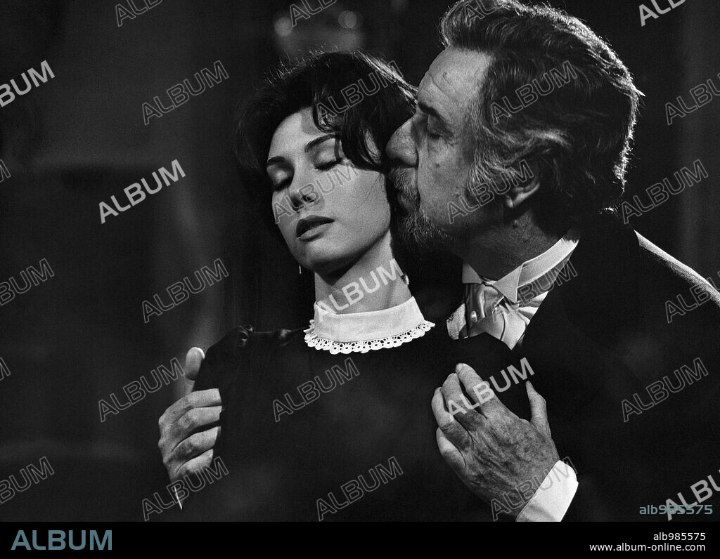 FERNANDO REY and VICTORIA VERA in REBELDIA, 1978, directed by ANDRES VELASCO. Copyright CIPI.