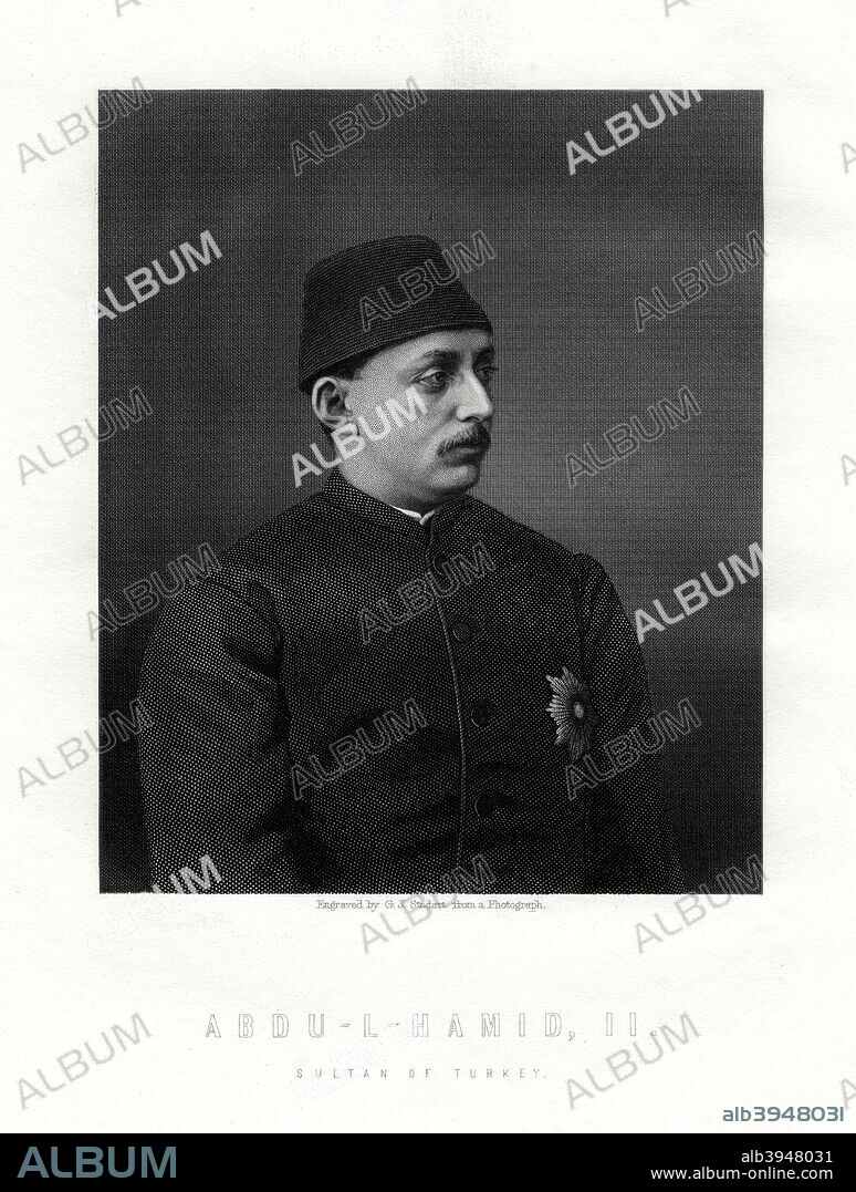 Abd-ul-Hamid II, last Sultan of the Ottoman Empire, 19th century. The last real Sultan of the Ottoman Empire (1842-1918) ruled from August 31, 1876 till he was deposed on April 27, 1909.