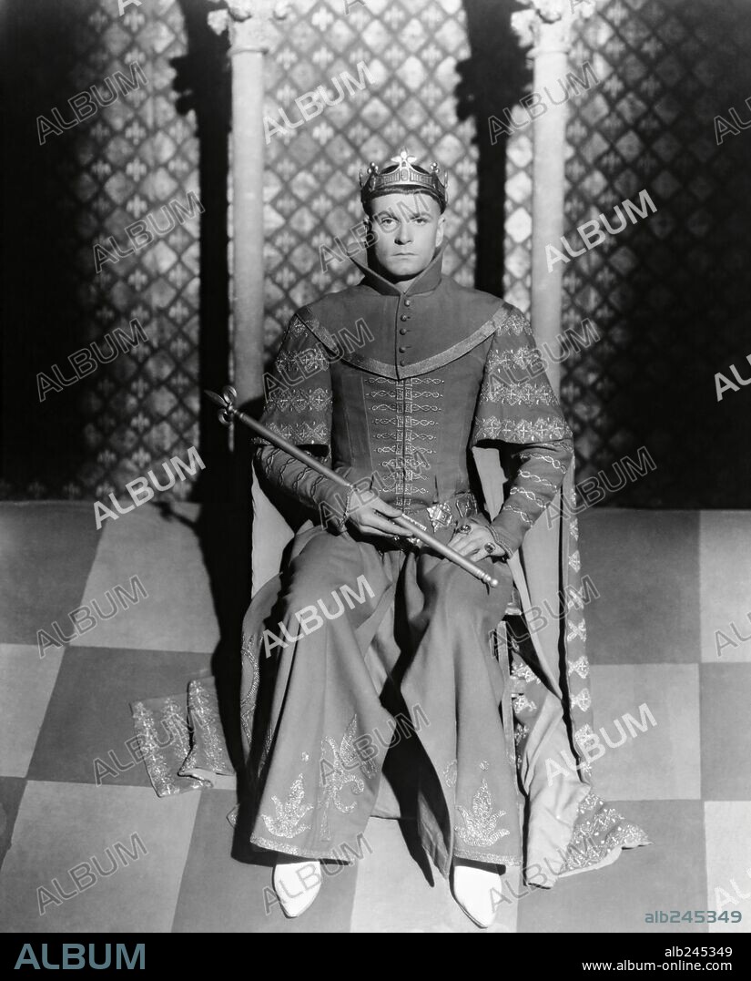 LAURENCE OLIVIER en ENRIQUE V, 1944 (HENRY V), dirigida por LAURENCE OLIVIER. Copyright TWO CITIES.