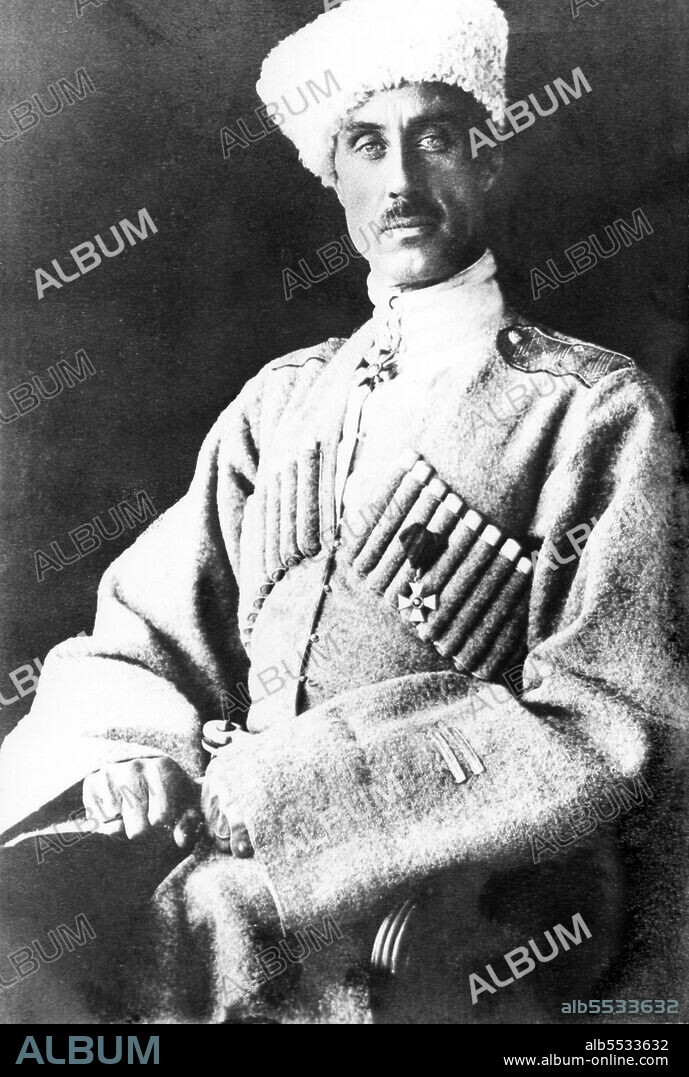 Baron Pyotr Nikolayevich Wrangel or Vrangel (Russian: ????? ???? ??????´???? ???´?????, Baron Pyotr Nikolayevich Vrangel; German: Freiherr Peter von Wrangel; August 27 1878 – April 25, 1928) was an officer in the Imperial Russian army and later commanding general of the anti-Bolshevik White Army in Southern Russia in the later stages of the Russian Civil War.